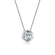 Round-cut 0.5 ct Diamond Necklace-Evani Naomi Jewelry