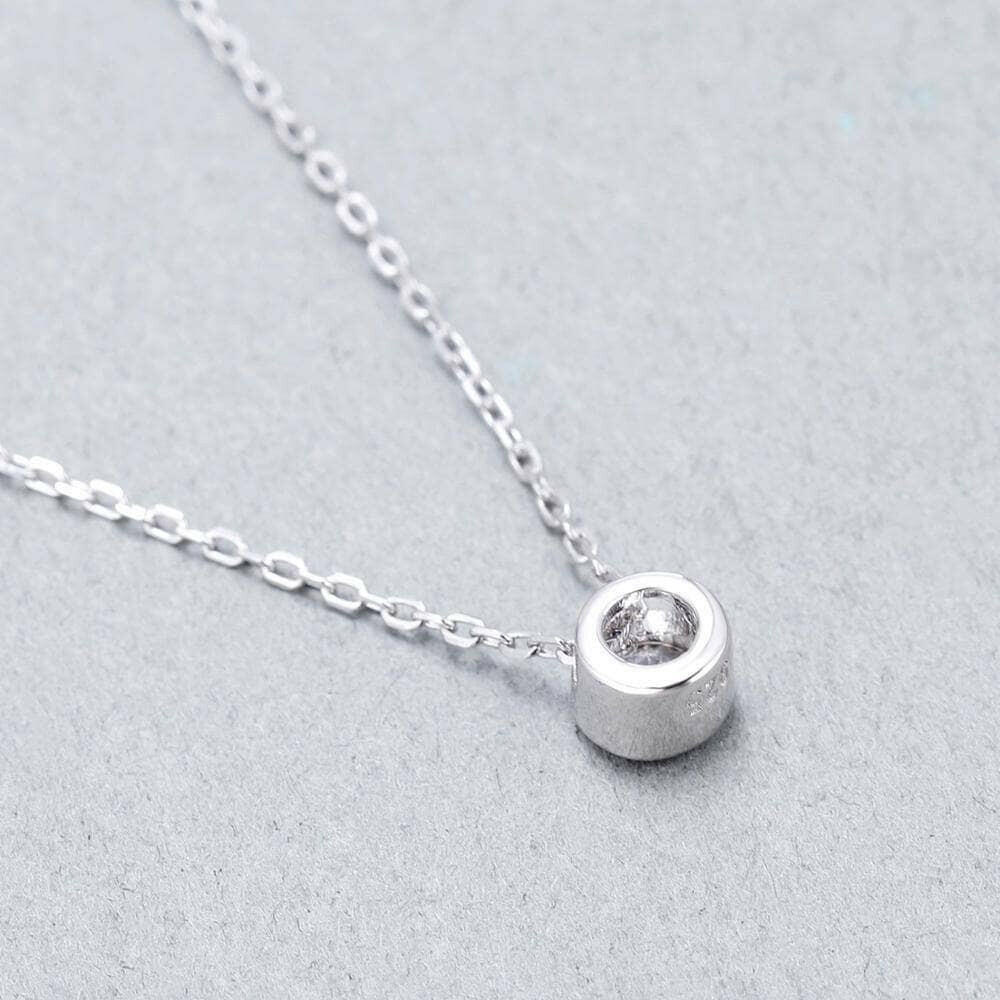 Round-cut 0.5 ct Diamond Necklace-Evani Naomi Jewelry