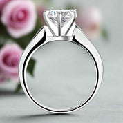 Round-cut 1.25 ct Diamond Engagement Ring-Evani Naomi Jewelry