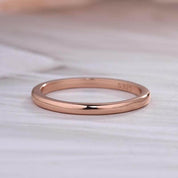 Simple 1.5mm Rose Gold Wedding Band-Evani Naomi Jewelry