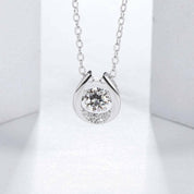 Twinkle 0.5 ct Round Diamond Necklace-Evani Naomi Jewelry