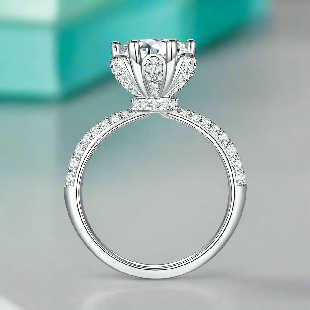 Vintage 1.00 ct Diamond Engagement Ring-Evani Naomi Jewelry