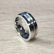 Vintage 8mm Cobalt Chrome Wedding Band-Evani Naomi Jewelry