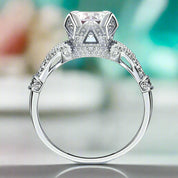 Vintage Style 2.0 Ct Round Cut Engagement Ring-Evani Naomi Jewelry