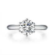 White Gold 1.5ct Round Diamond Engagement Ring-Evani Naomi Jewelry