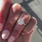 Classic 2.5 ct Round Cut Diamond Engagement Ring