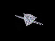 Classic 1.00 ct Trillion Diamond Solitaire Engagement Ring