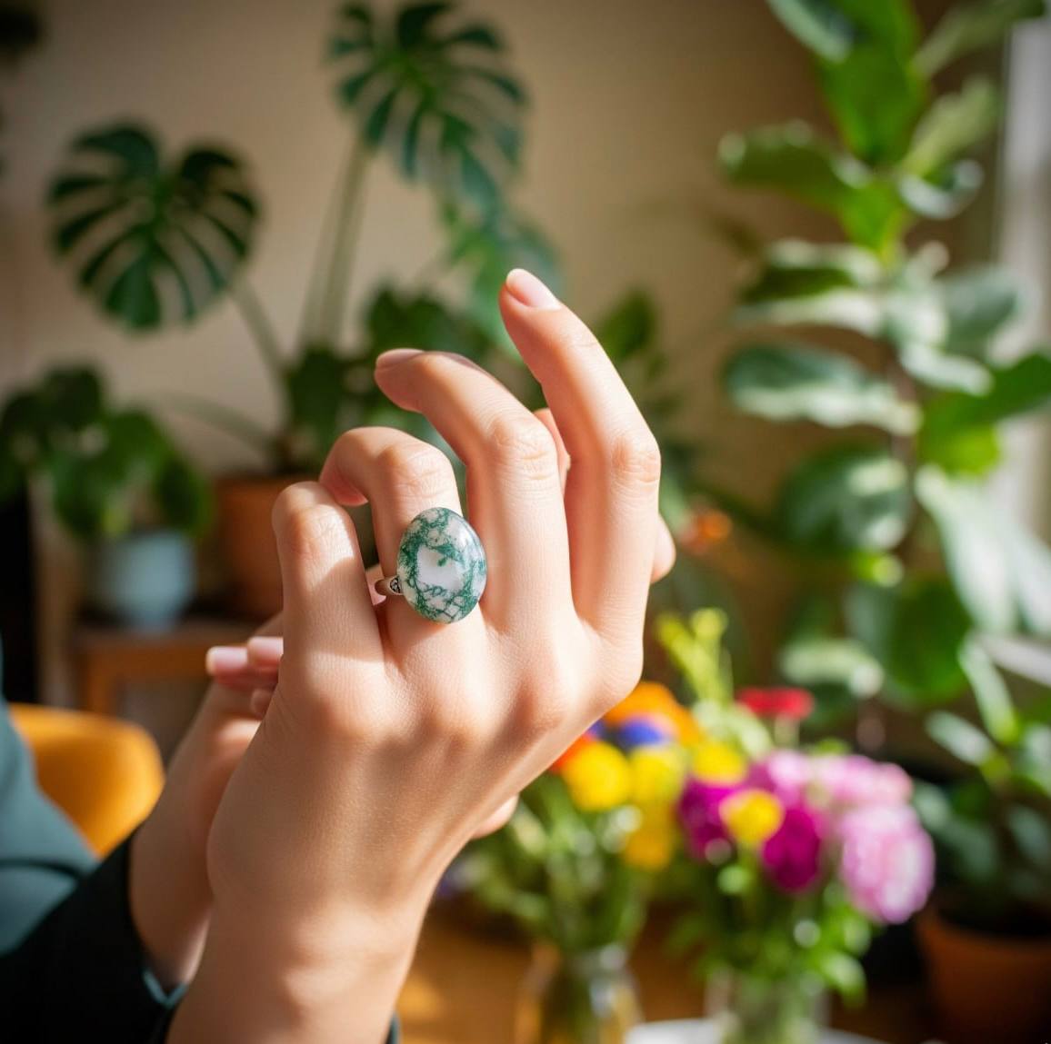 Discover the Natural Moss Agate Jewelry Collection by Evani Jewelry: A 2025 Trend in Sustainable Elegance