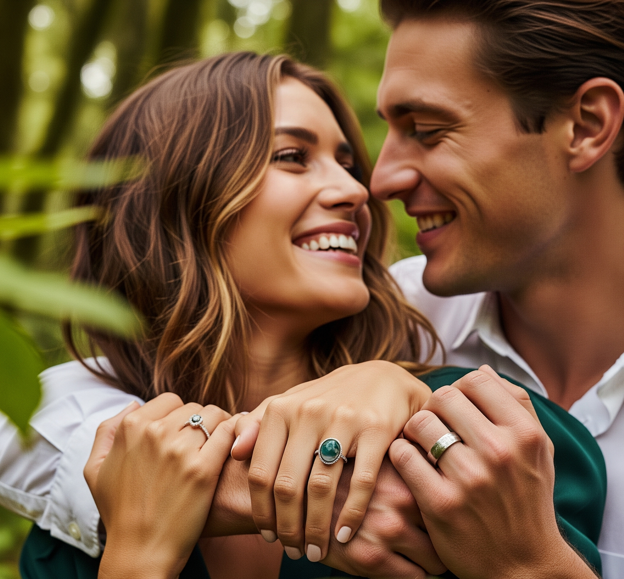 Evani Jewelry Moss Agate Collection