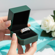 0.3 Ct Three Stones Diamond OptionMen's Wedding Ring - Evani Naomi Jewelry