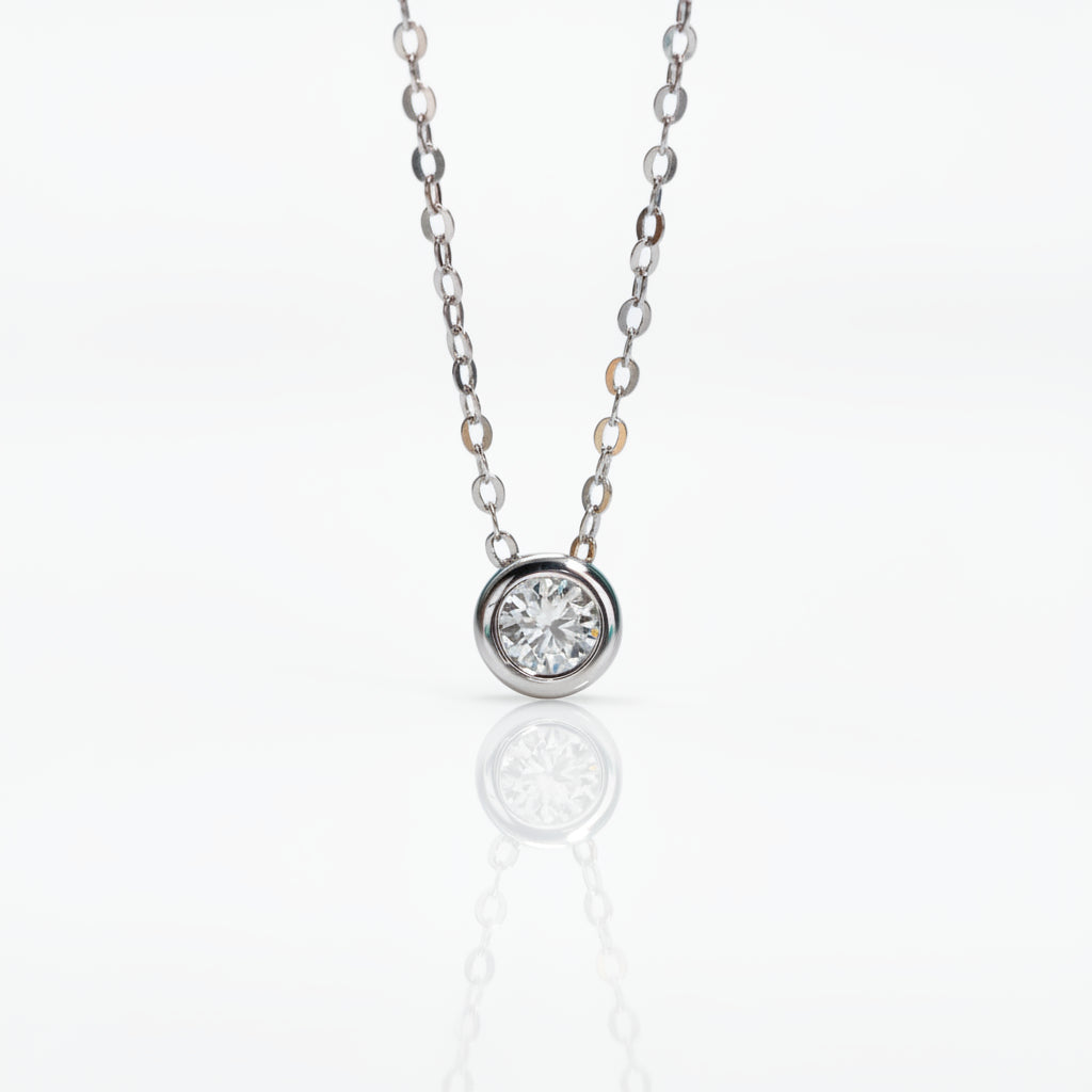 0.3ct Diamond Round Brilliant Cutting Necklaces-Evani Jewelry