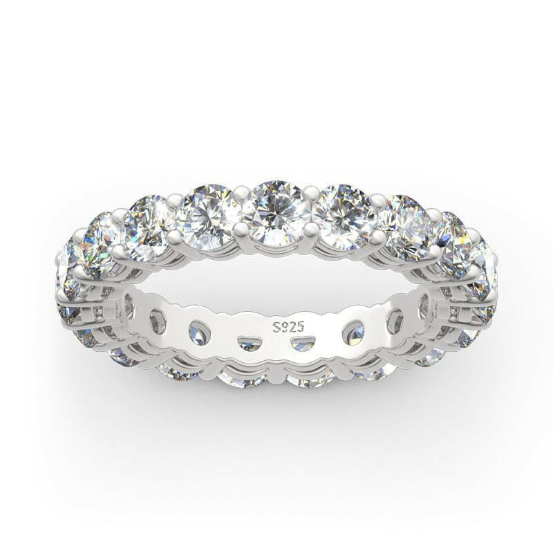 0.5 Ct Diamond Full Eternity Wedding Band-Evani Naomi Jewelry