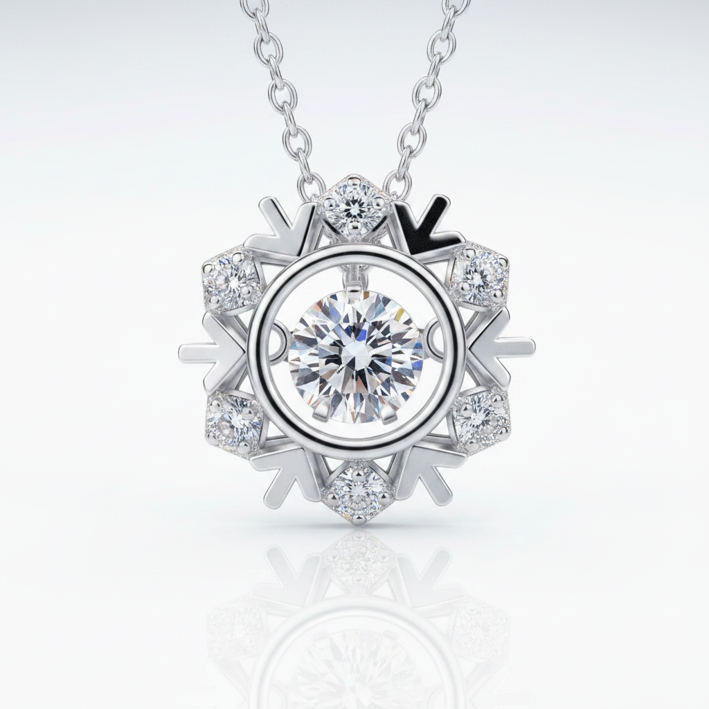0.50 ct Diamond OptionHexagram Shaped Necklace