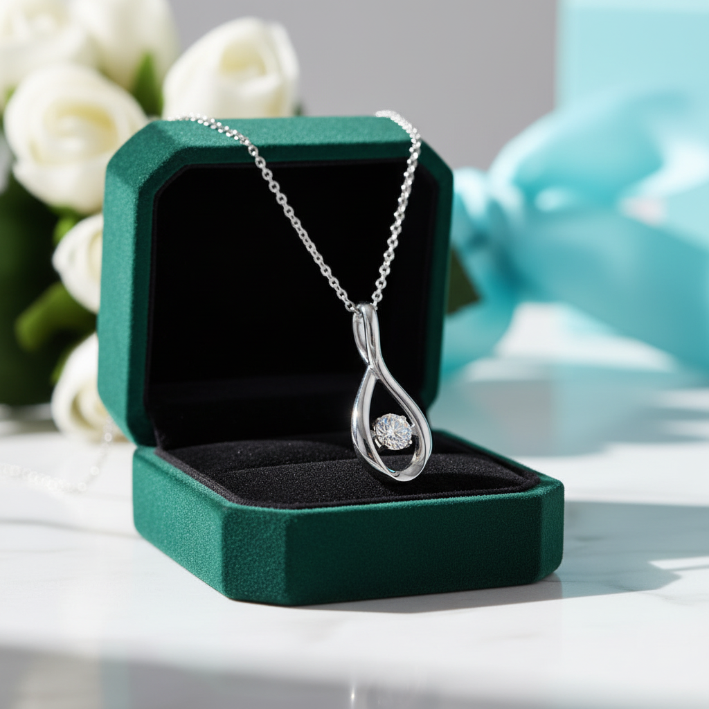 0.50 ct Diamond Option Infinity Necklace - Evani Naomi Jewelry