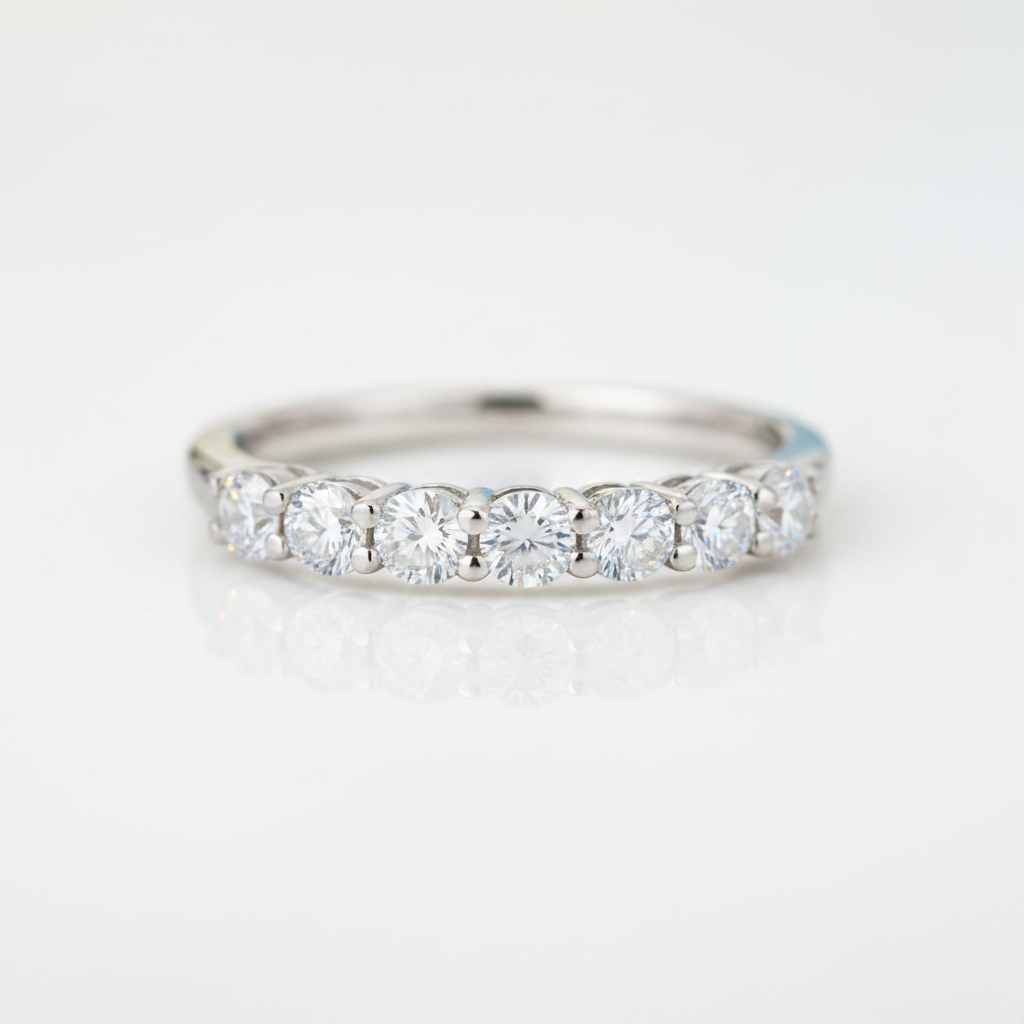 0.70 ct Round-cut Diamond OptionWedding Band - Evani Naomi Jewelry