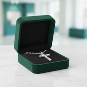 0.90 ct Diamond OptionNecklace with Cross Pendant