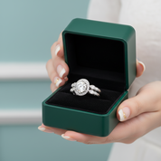 14K White Gold 2.0 Ct Round Diamond OptionEngagement Ring Set - Evani Naomi Jewelry