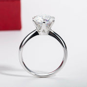 14K White Gold 3.0 Ct Diamond Engagement Ring-Evani Naomi Jewelry