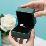 14K White Gold Engagement Ring with 3.0 Ct Diamond