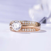 14K Yellow Gold 1.0 Ct Diamond Engagement Ring-Evani Naomi Jewelry
