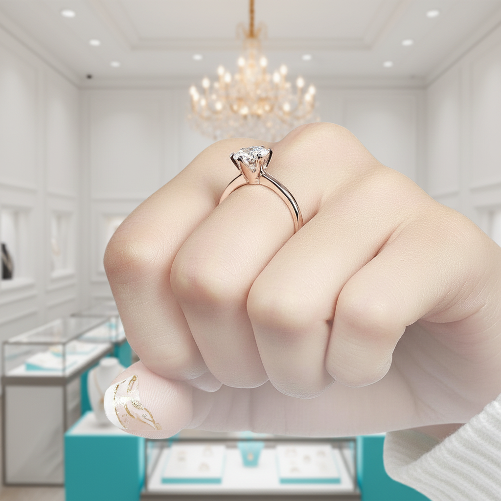 14k Rose Gold 2.0 Ct Round Solitaire Diamond Engagement Ring-Evani Jewelry
