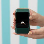 14k Rose Gold 2.0 Ct Round Solitaire Diamond OptionEngagement Ring - Evani Naomi Jewelry