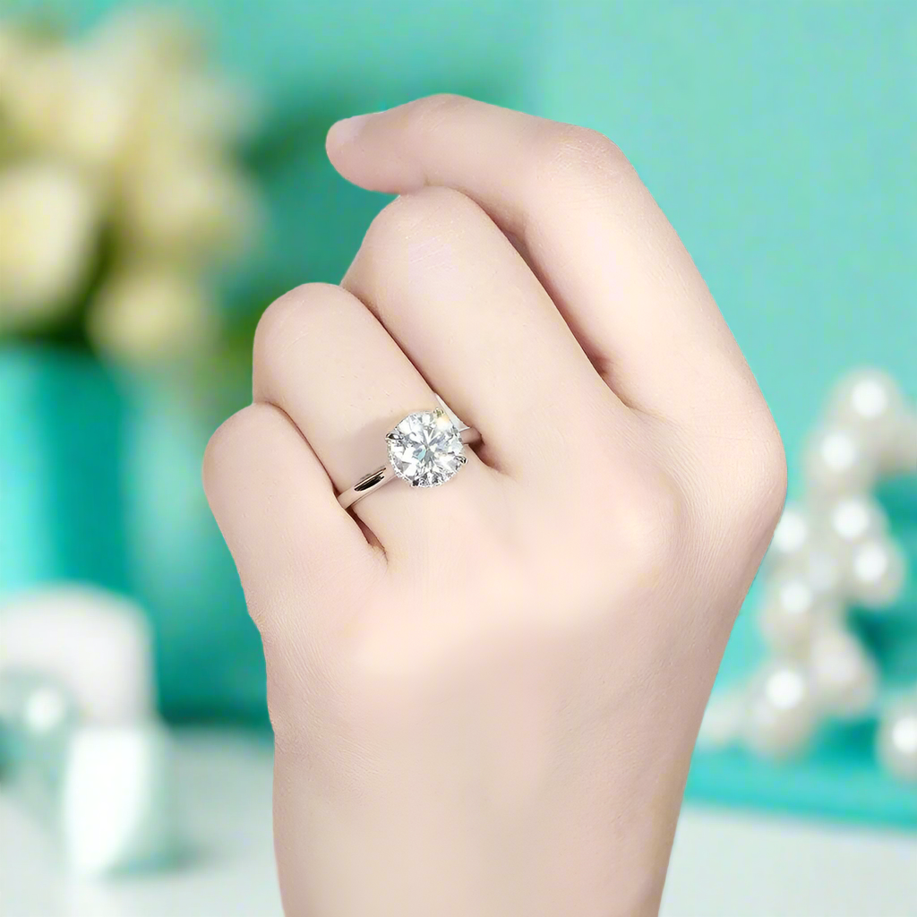 14k White Gold 2.0 Ct Diamond Engagement Ring-Evani Naomi Jewelry