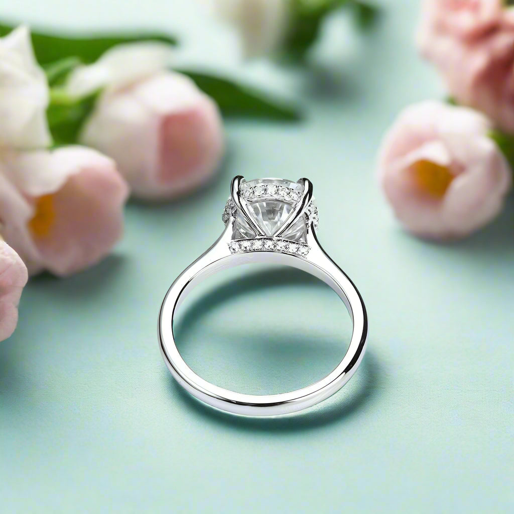 14k White Gold 2.0 Ct Diamond Engagement Ring-Evani Naomi Jewelry
