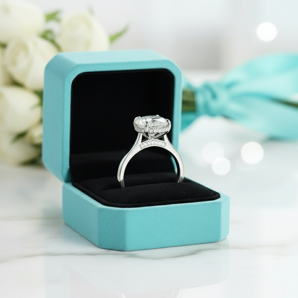14k White Gold 2.0 Ct Diamond Engagement Ring-Evani Jewelry
