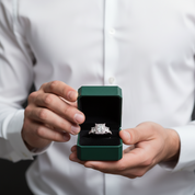 14k White Gold 2.0 Ct Radiant Cut Diamond OptionEngagement Ring - Evani Naomi Jewelry