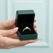 14k Yellow Gold 1.0 Ct Filigree Style Engagement Ring - Evani Naomi Jewelry