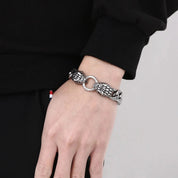 15mm Snake Vintage Cuban Curb Bracelet-Evani Naomi Jewelry