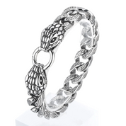 15mm Snake Vintage Cuban Curb Bracelet-Evani Naomi Jewelry