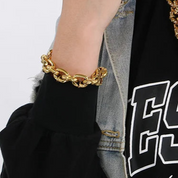 16mm Vintage Nail Chain Bracelet-Evani Naomi Jewelry