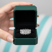 18k Solid Gold Diamond OptionWedding Band - Evani Naomi Jewelry
