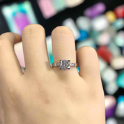 1.0 Carat Round Cut Diamond Engagement Ring-Evani Naomi Jewelry