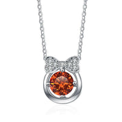 1.0 Ct Diamond Bowknot Pendant Necklace-Evani Naomi Jewelry