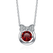 1.0 Ct Diamond Bowknot Pendant Necklace-Evani Naomi Jewelry