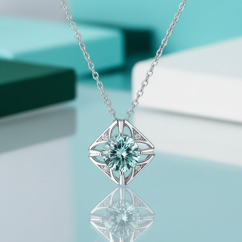 1.0 Ct Diamond Classic Pendant Necklace-Evani Jewelry