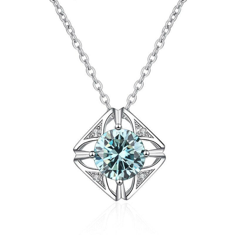 1.0 Ct Diamond Classic Pendant Necklace-Evani Naomi Jewelry