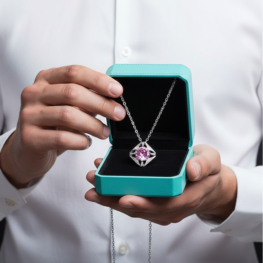 1.0 Ct Tourmaline Birthstone Classic Pendant Necklace