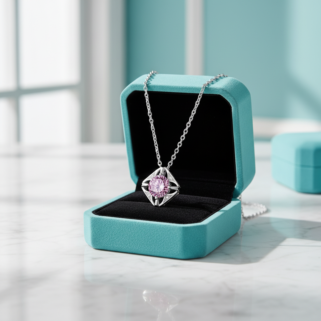 1.0 Ct Tourmaline Birthstone Classic Pendant Necklace - Evani Naomi Jewelry
