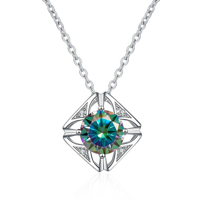 1.0 Ct Diamond Classic Pendant Necklace-Evani Naomi Jewelry
