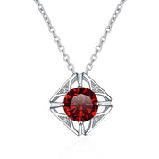 1.0 Ct Diamond Classic Pendant Necklace-Evani Naomi Jewelry