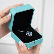 1.0 Ct Sapphire Birthstone Classic Pendant Necklace-Evani Jewelry