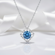 1.0 Ct Sapphire Birthstone Classic Pendant Necklace-Evani Jewelry