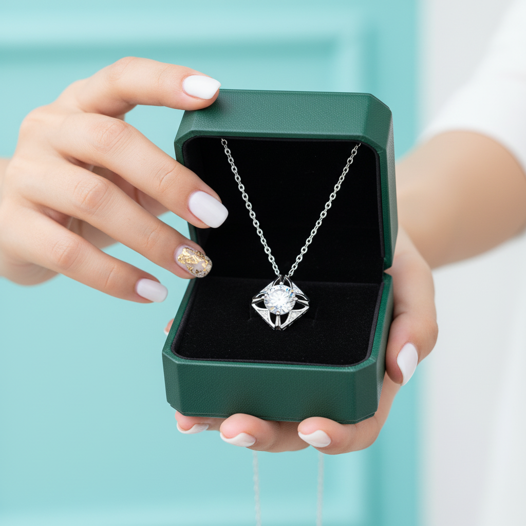 1.0 Ct Diamond Option Classic Pendant Necklace
