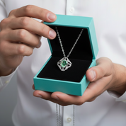 1.0 Ct Classic Peridot Pendant Necklace-Evani Jewelry