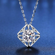 1.0 Ct Diamond Classic Pendant Necklace-Evani Naomi Jewelry