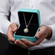 1.0 Ct Clavicle Topaz and Citrine Pendant Necklace